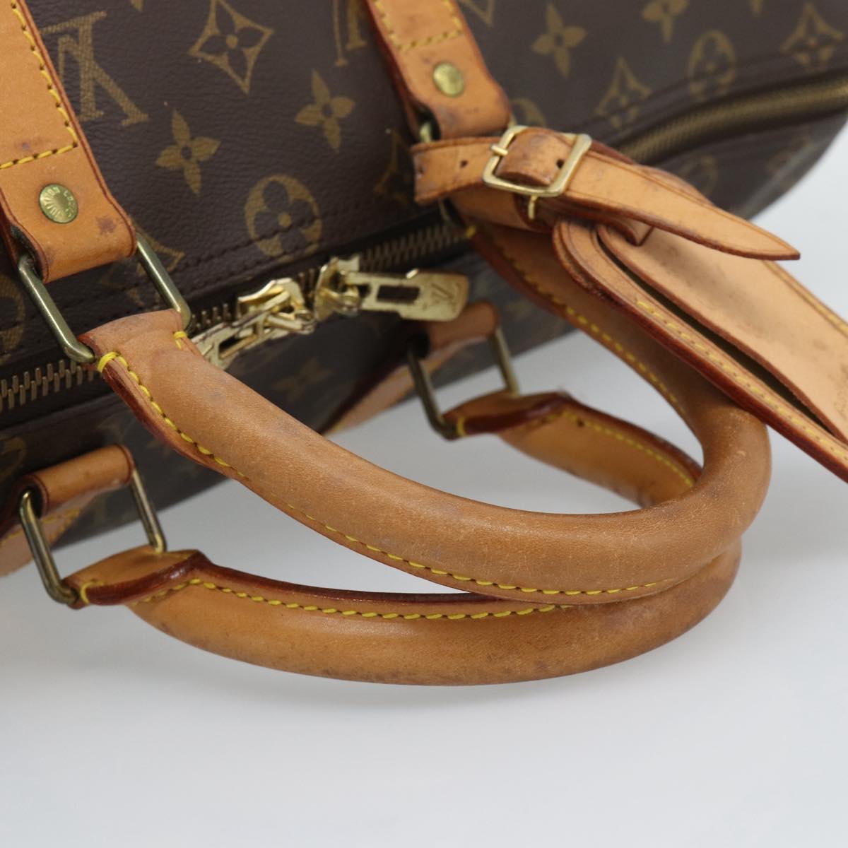 LOUIS VUITTON Monogram Keepall 45 Boston Bag M41428 LV Auth 194605