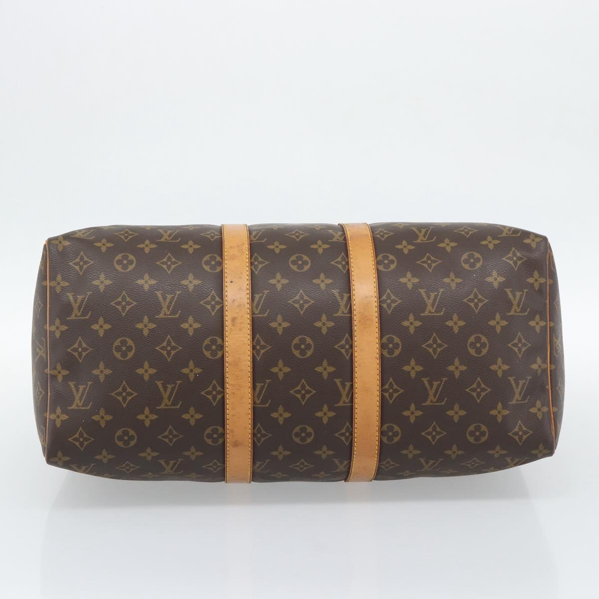 LOUIS VUITTON Monogram Keepall 45 Boston Bag M41428 LV Auth 194605