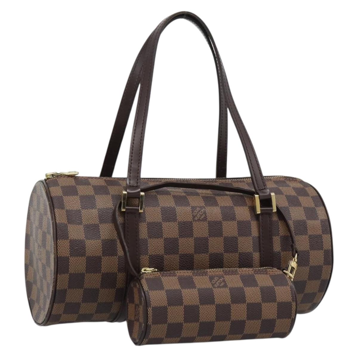 LOUIS VUITTON Damier Ebene Papillon 30 Hand Bag N51303 LV Auth 194608V