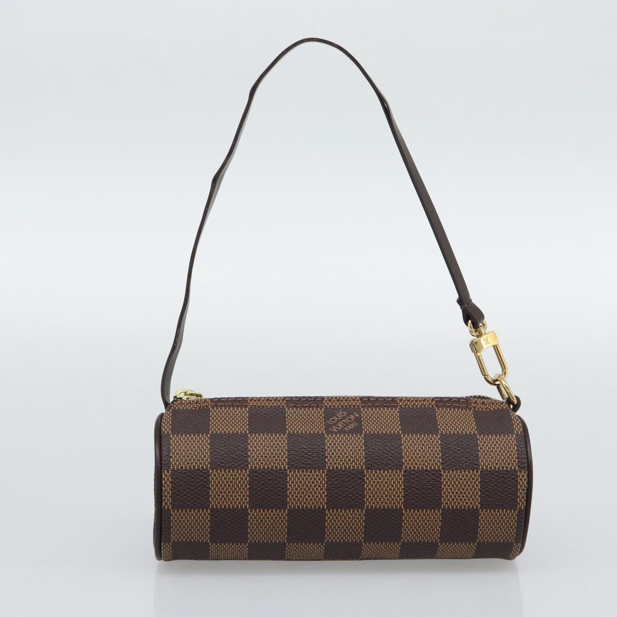 LOUIS VUITTON Damier Ebene Papillon 30 Hand Bag N51303 LV Auth 194608V
