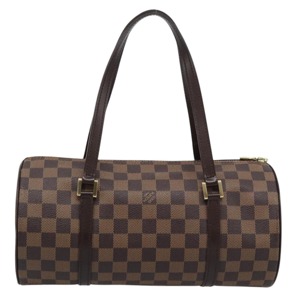 LOUIS VUITTON Damier Ebene Papillon 30 Hand Bag N51303 LV Auth 194608V