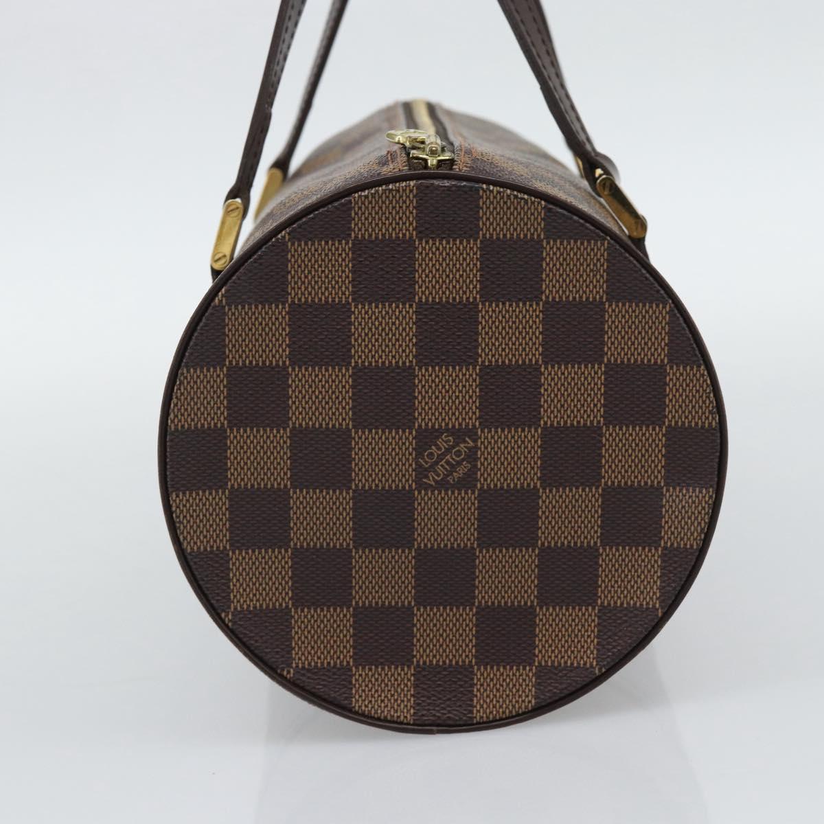 LOUIS VUITTON Damier Ebene Papillon 30 Hand Bag N51303 LV Auth 194608V