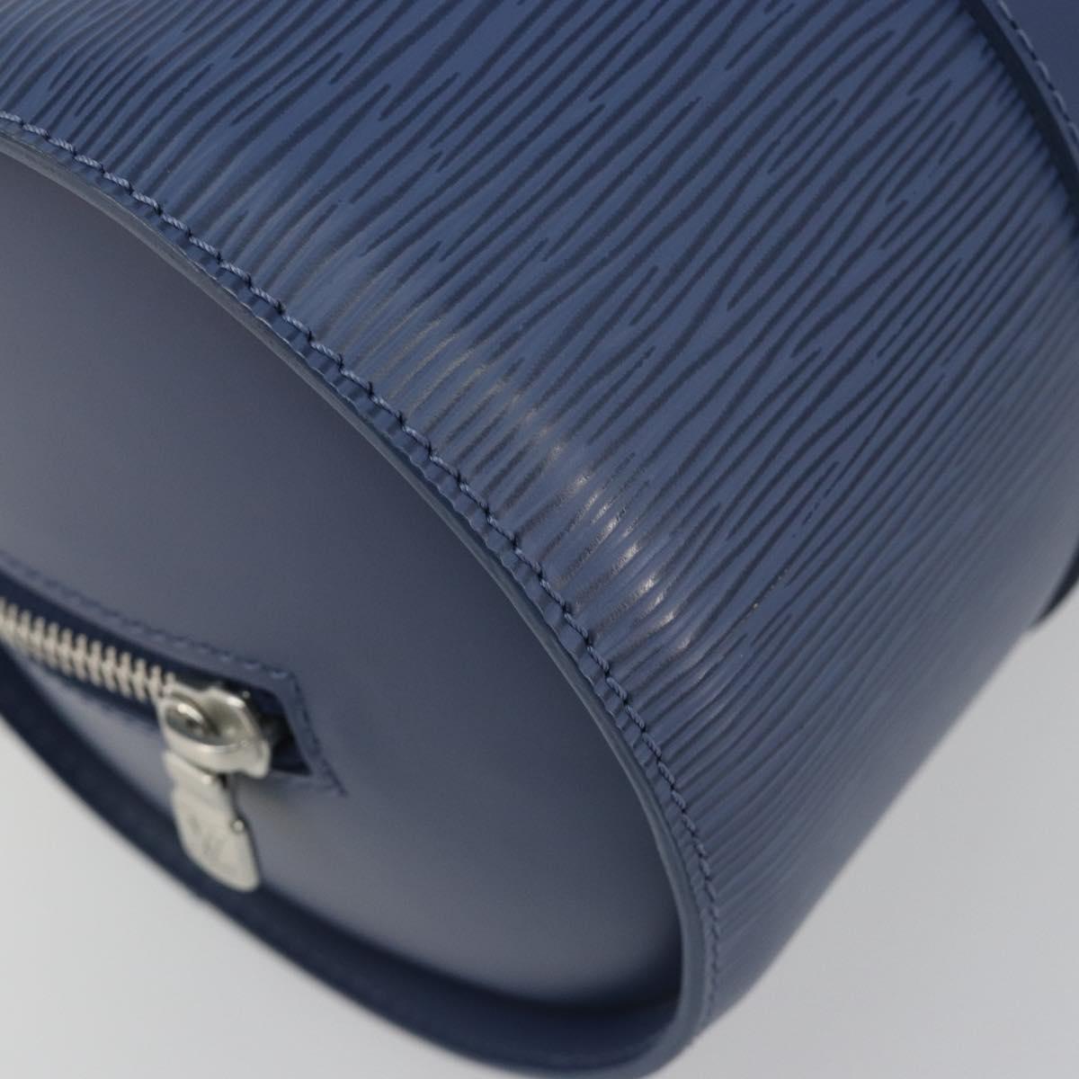 LOUIS VUITTON Epi Soufflot Hand Bag Safir LV Auth 194610SAV
