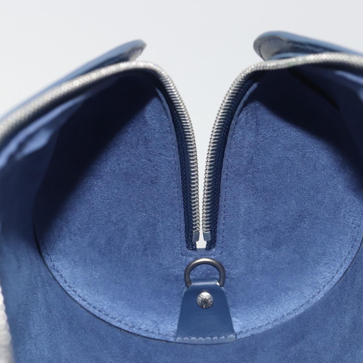 LOUIS VUITTON Epi Soufflot Hand Bag Safir LV Auth 194610SAV