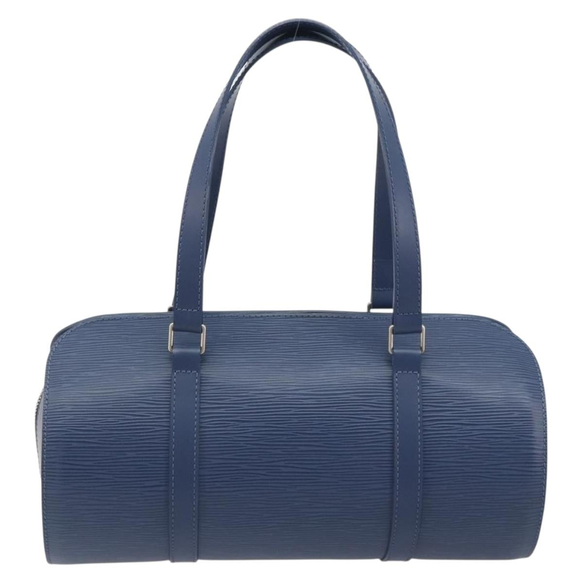 LOUIS VUITTON Epi Soufflot Hand Bag Safir LV Auth 194610SAV