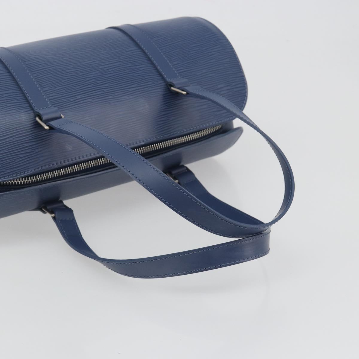 LOUIS VUITTON Epi Soufflot Hand Bag Safir LV Auth 194610SAV