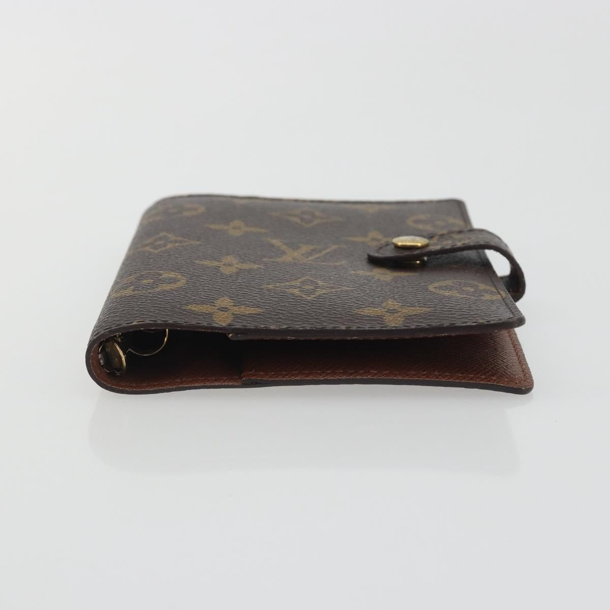 LOUIS VUITTON Monogram Agenda PM Day Planner Cover R20005 LV Auth 194612