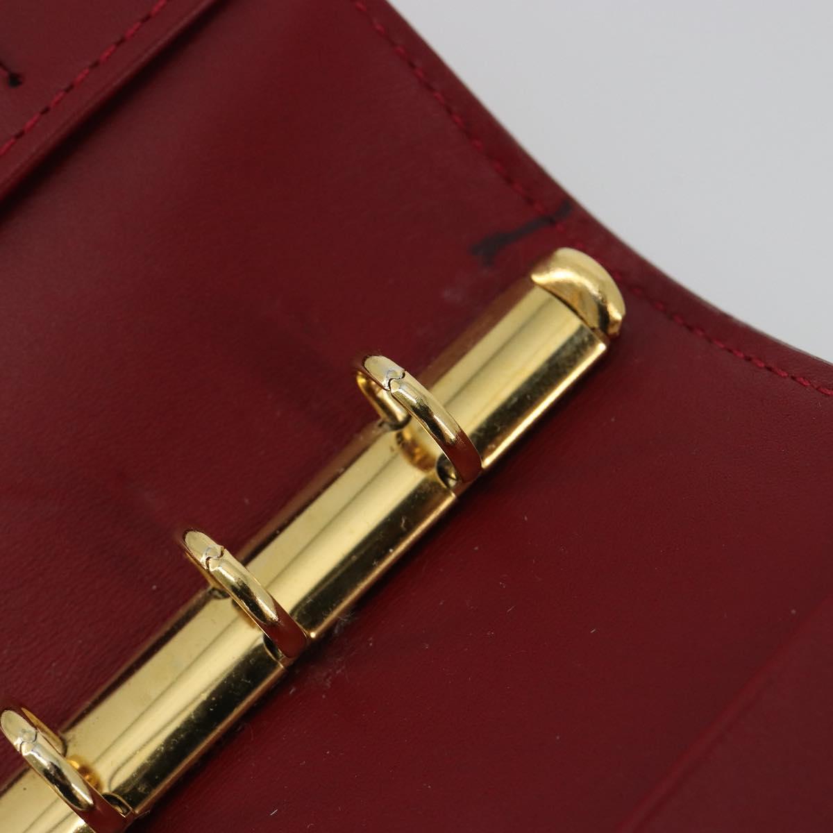 LOUIS VUITTON Vernis Agenda PM Day Planner Cover Pomme Damour R21016 Auth 194614