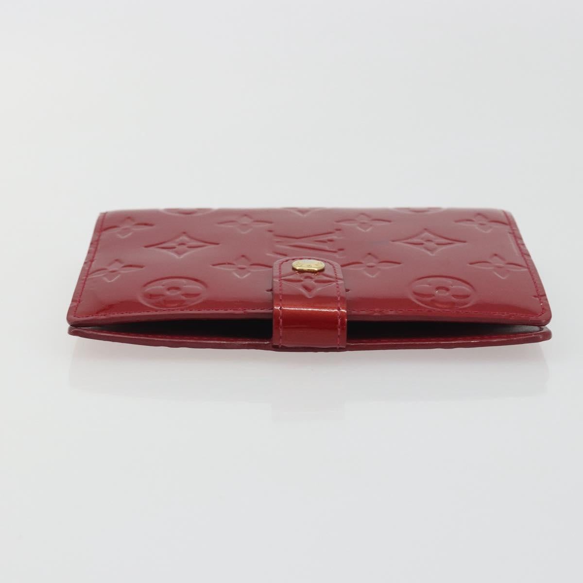 LOUIS VUITTON Vernis Agenda PM Day Planner Cover Pomme Damour R21016 Auth 194614