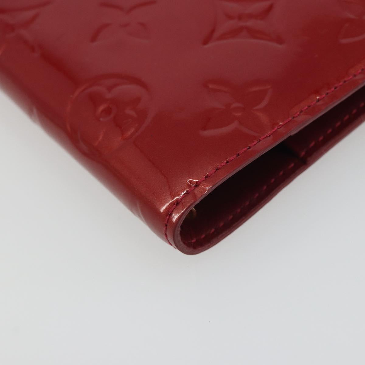 LOUIS VUITTON Vernis Agenda PM Day Planner Cover Pomme Damour R21016 Auth 194614