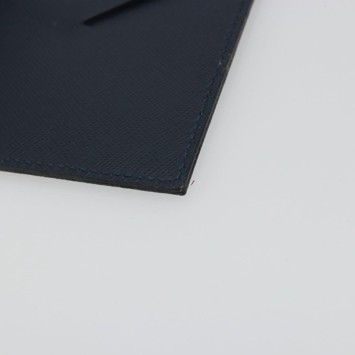 LOUIS VUITTON Taiga Mirror Case Hand Mirror Navy LV Auth 194615