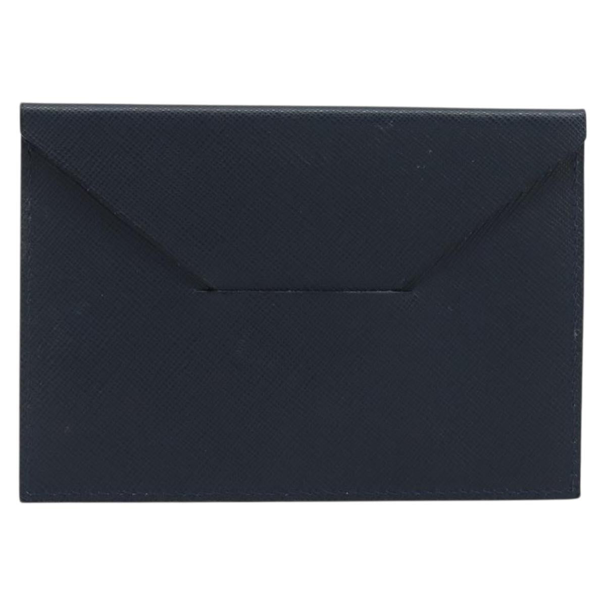 LOUIS VUITTON Taiga Mirror Case Hand Mirror Navy LV Auth 194615