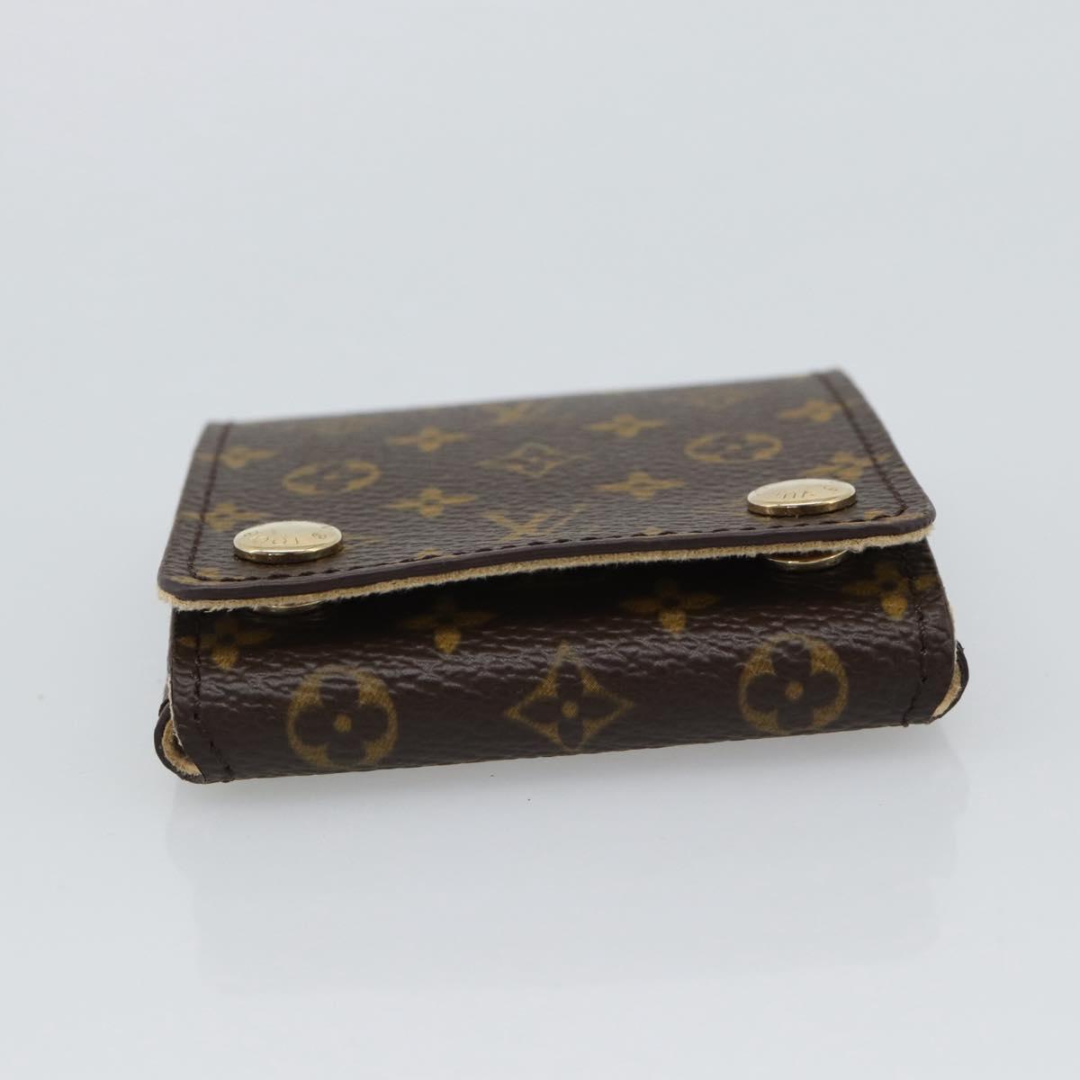 LOUIS VUITTON Monogram Jewelry Case Jewelry Box LV Auth 194617