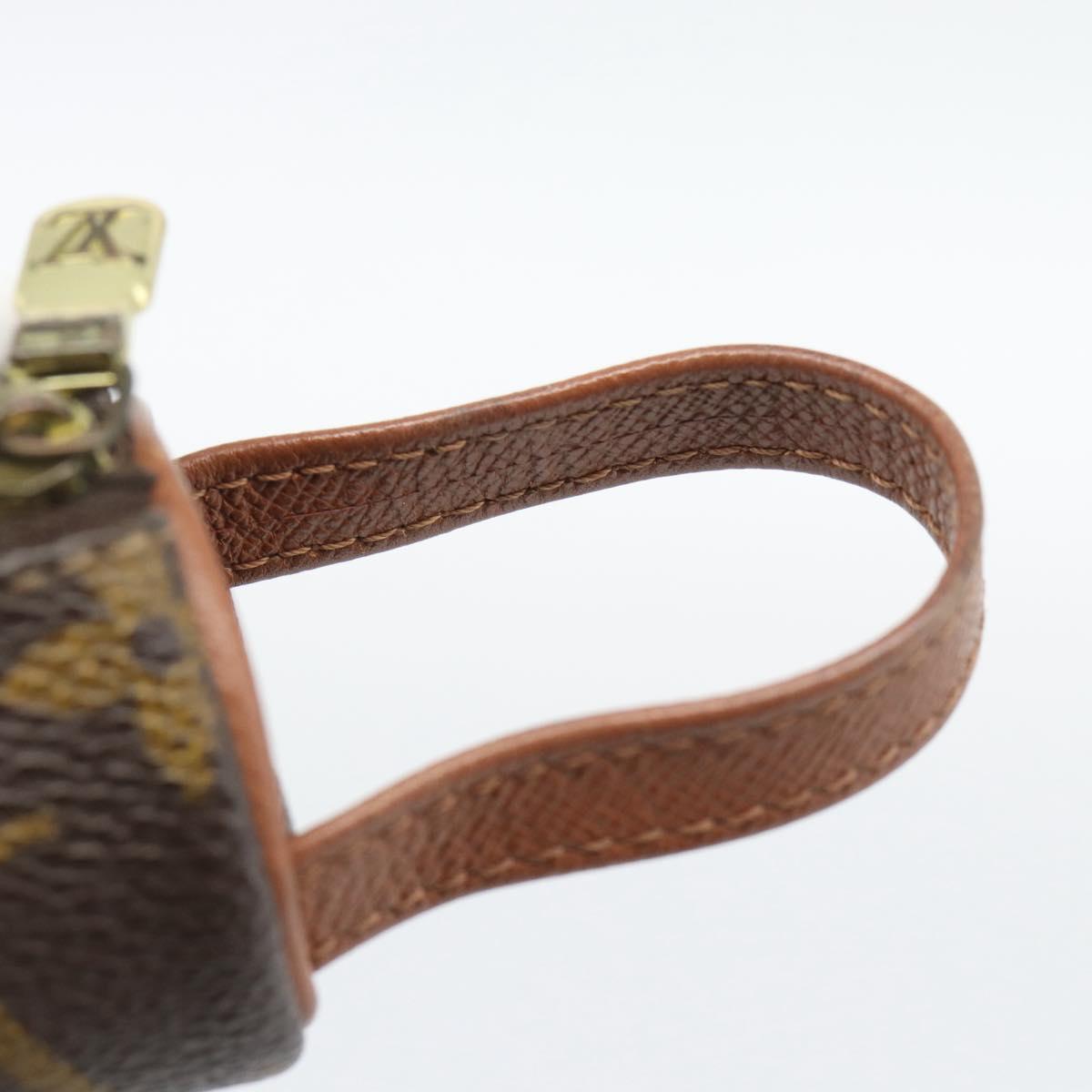 LOUIS VUITTON Monogram Etui 3 Ball de Golf Pouch M58249 LV Auth 194619
