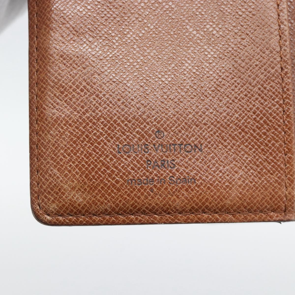 LOUIS VUITTON Monogram Agenda PM Day Planner Cover R20005 LV Auth 194628