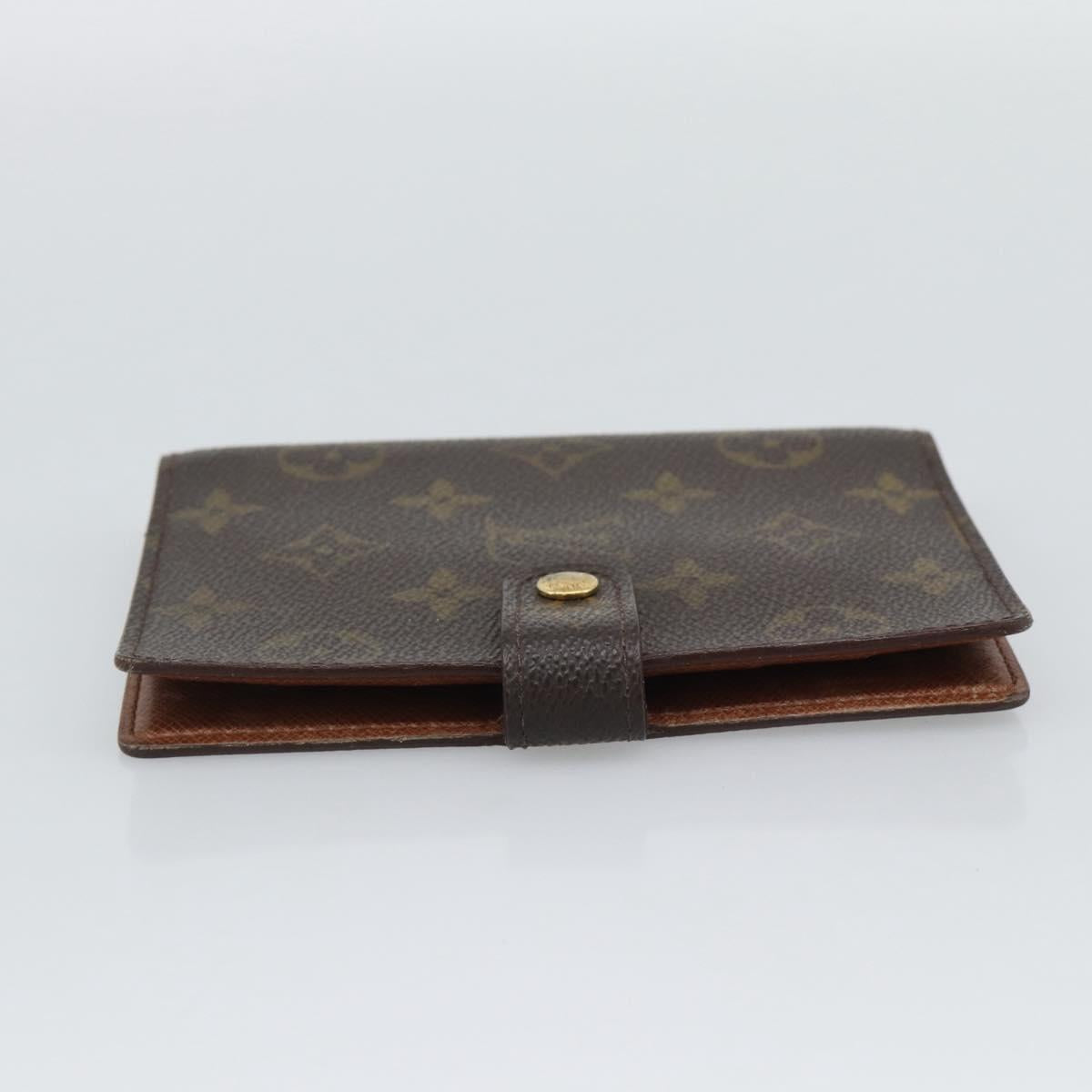 LOUIS VUITTON Monogram Agenda PM Day Planner Cover R20005 LV Auth 194628