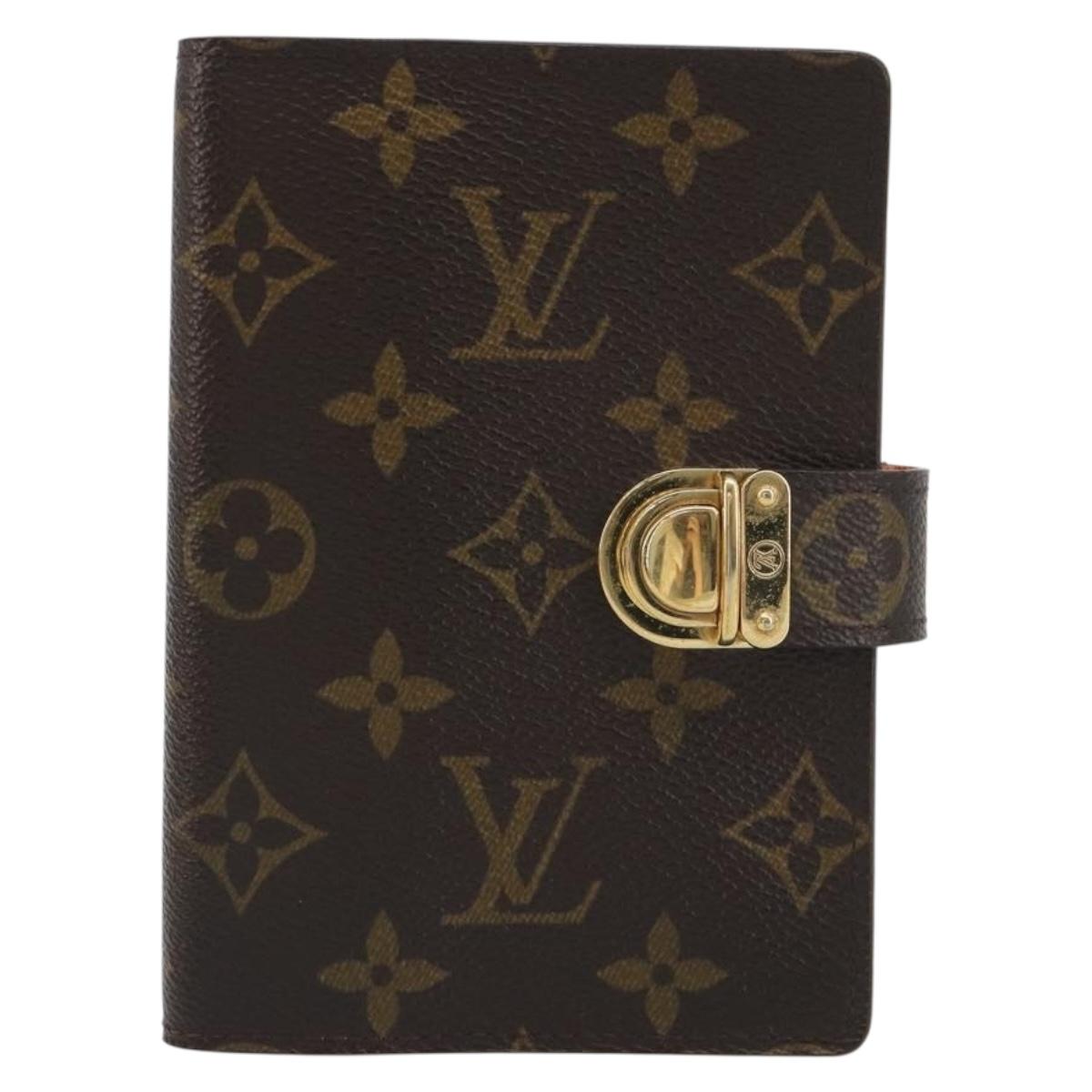 LOUIS VUITTON Monogram Agenda Koala PM Planner Cover Orange R21015 Auth 194629A
