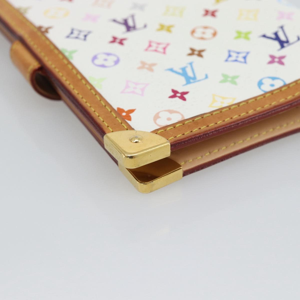 LOUIS VUITTON Monogram Multicolor Agenda PM Planner Cover R21074 Auth 194630