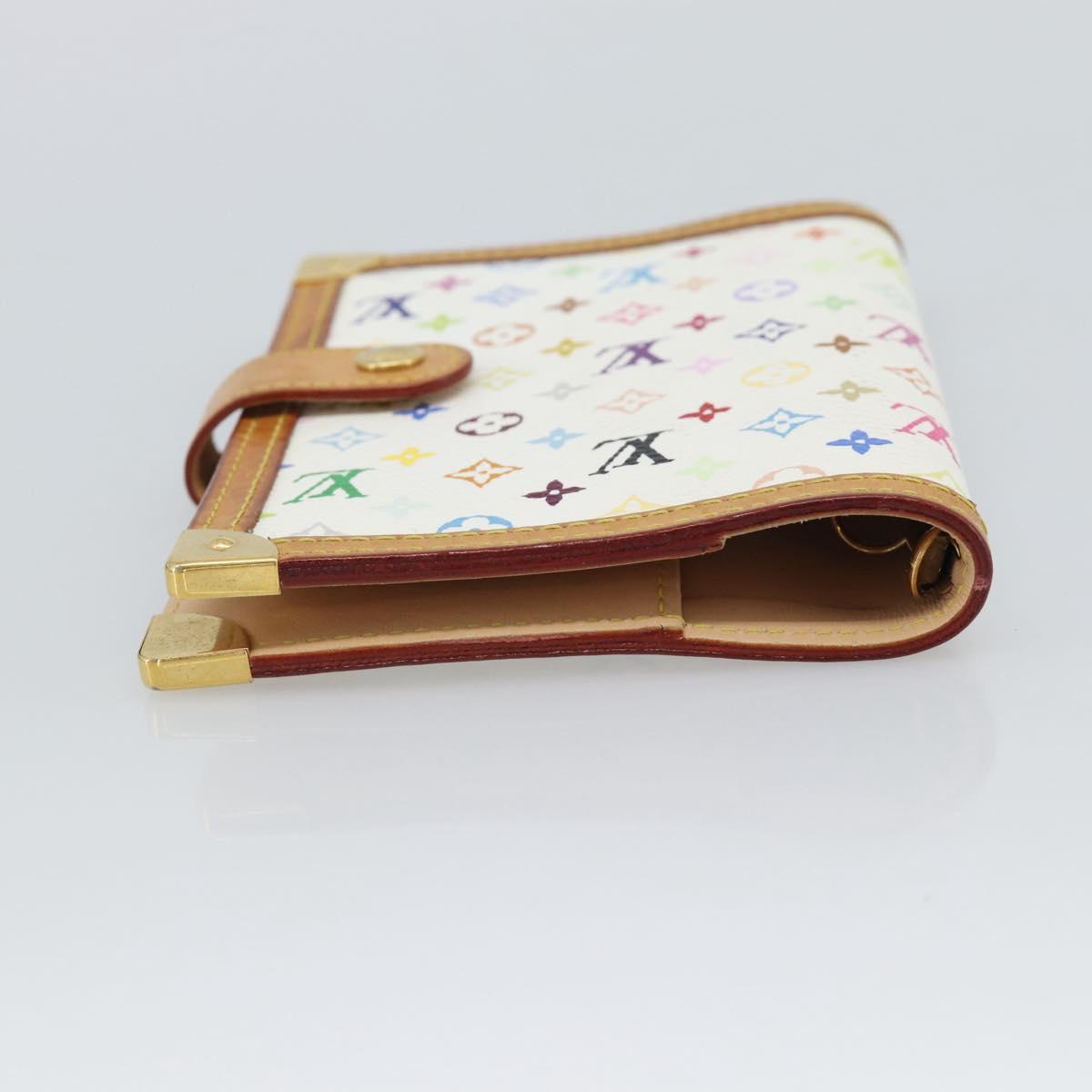 LOUIS VUITTON Monogram Multicolor Agenda PM Planner Cover R21074 Auth 194630