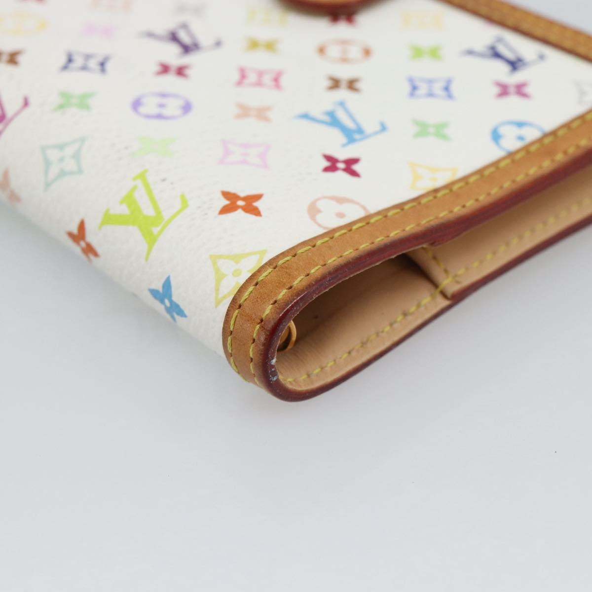 LOUIS VUITTON Monogram Multicolor Agenda PM Planner Cover R21074 Auth 194630