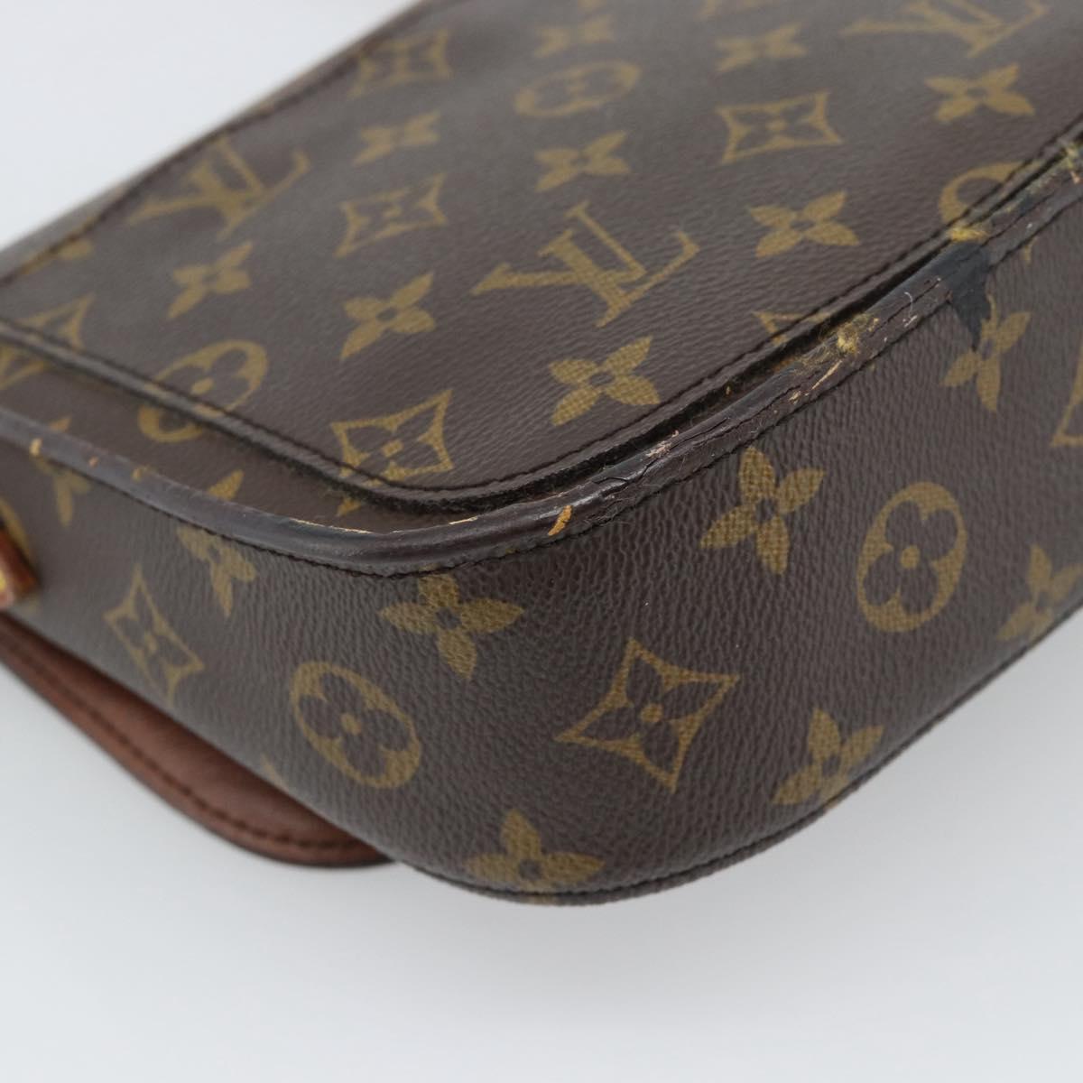 LOUIS VUITTON Monogram Saint Cloud MM Shoulder Bag M51243 LV Auth 194631