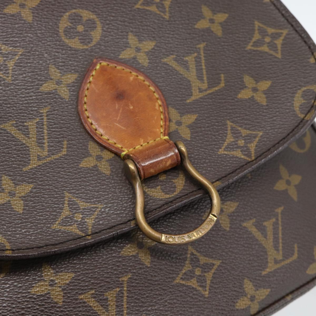 LOUIS VUITTON Monogram Saint Cloud MM Shoulder Bag M51243 LV Auth 194631
