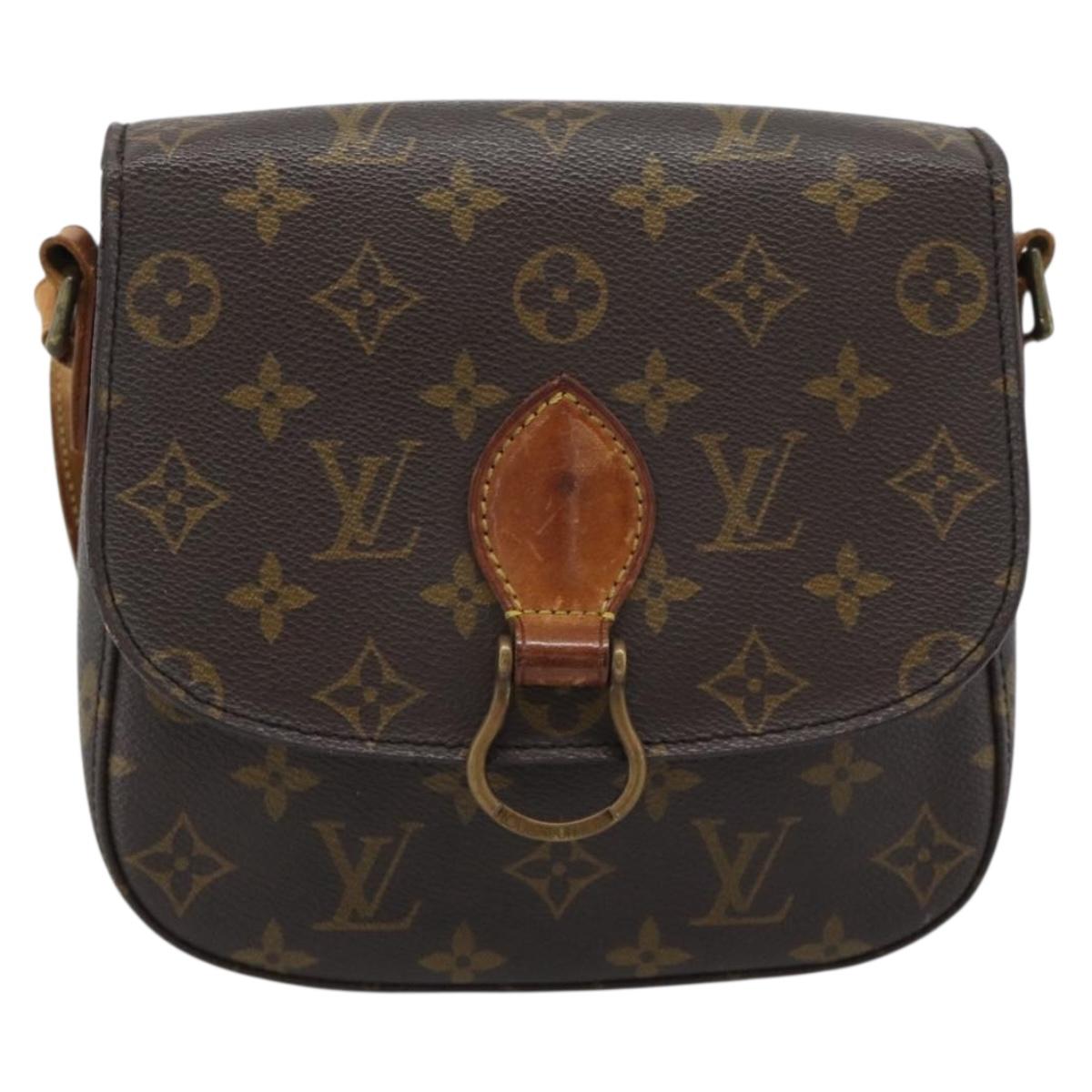 LOUIS VUITTON Monogram Saint Cloud MM Shoulder Bag M51243 LV Auth 194631