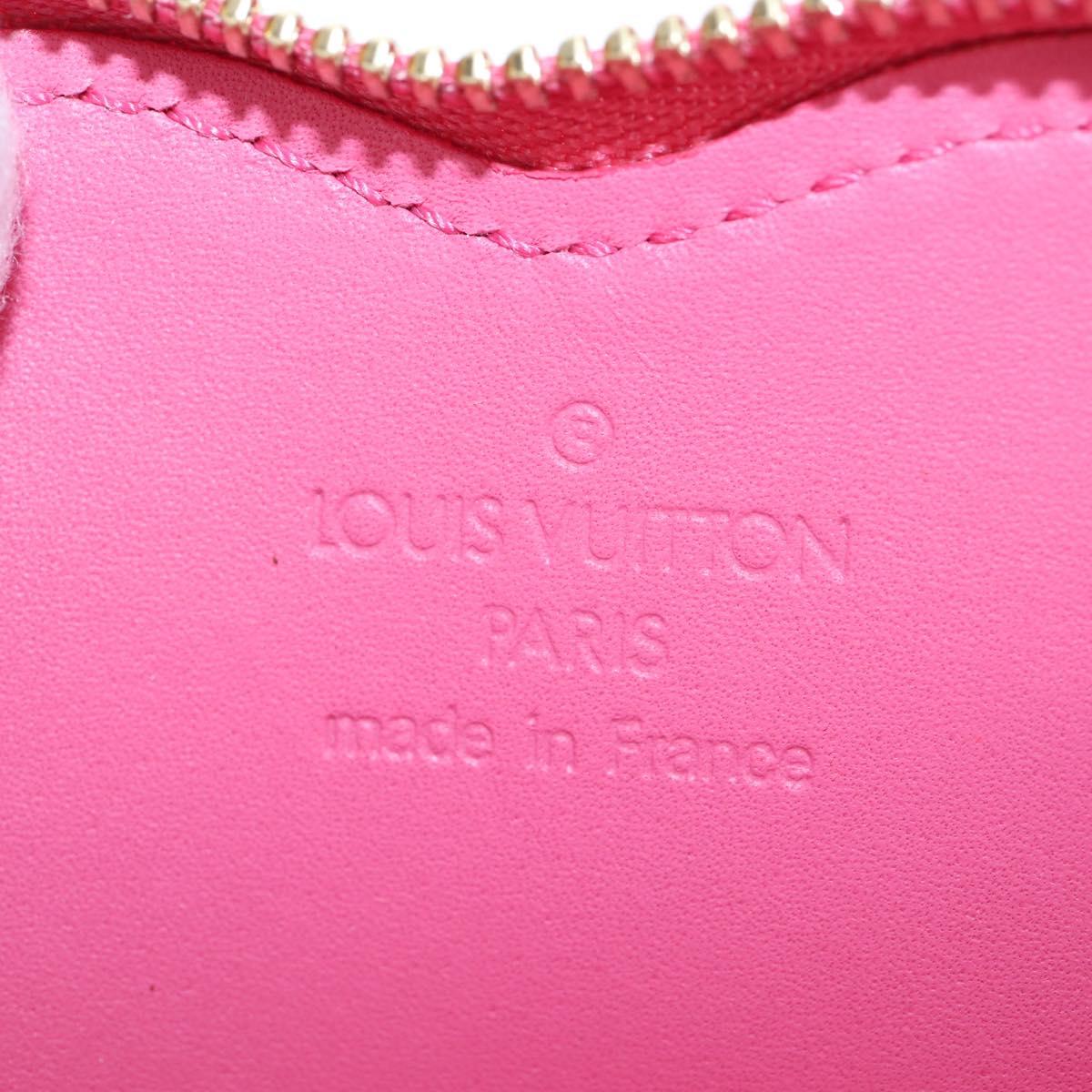 LOUIS VUITTON Vernis Porte Monnaie Coeur Purse Fran Boise M919BF Auth 194634V