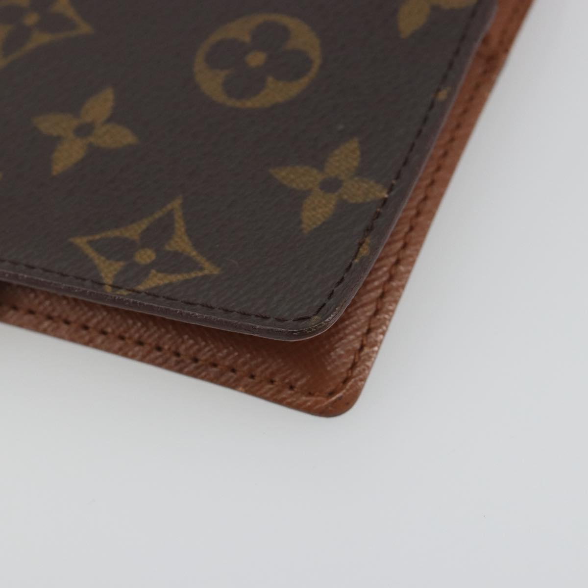 LOUIS VUITTON Monogram Agenda PM Day Planner Cover R20005 LV Auth 194635