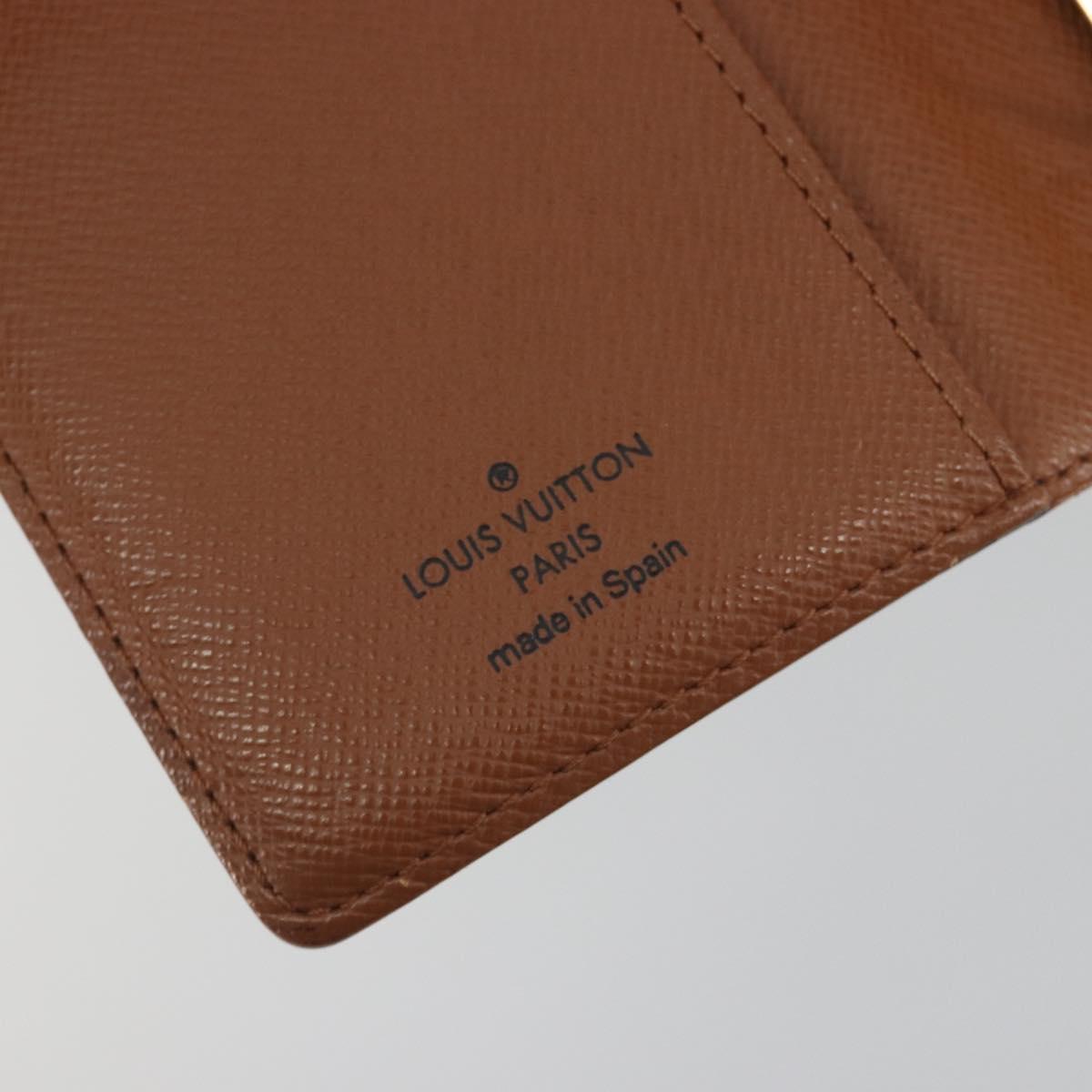 LOUIS VUITTON Monogram Agenda PM Day Planner Cover R20005 LV Auth 194635