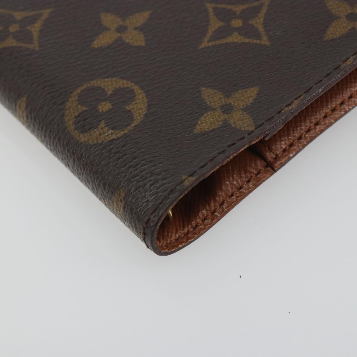 LOUIS VUITTON Monogram Agenda PM Day Planner Cover R20005 LV Auth 194635