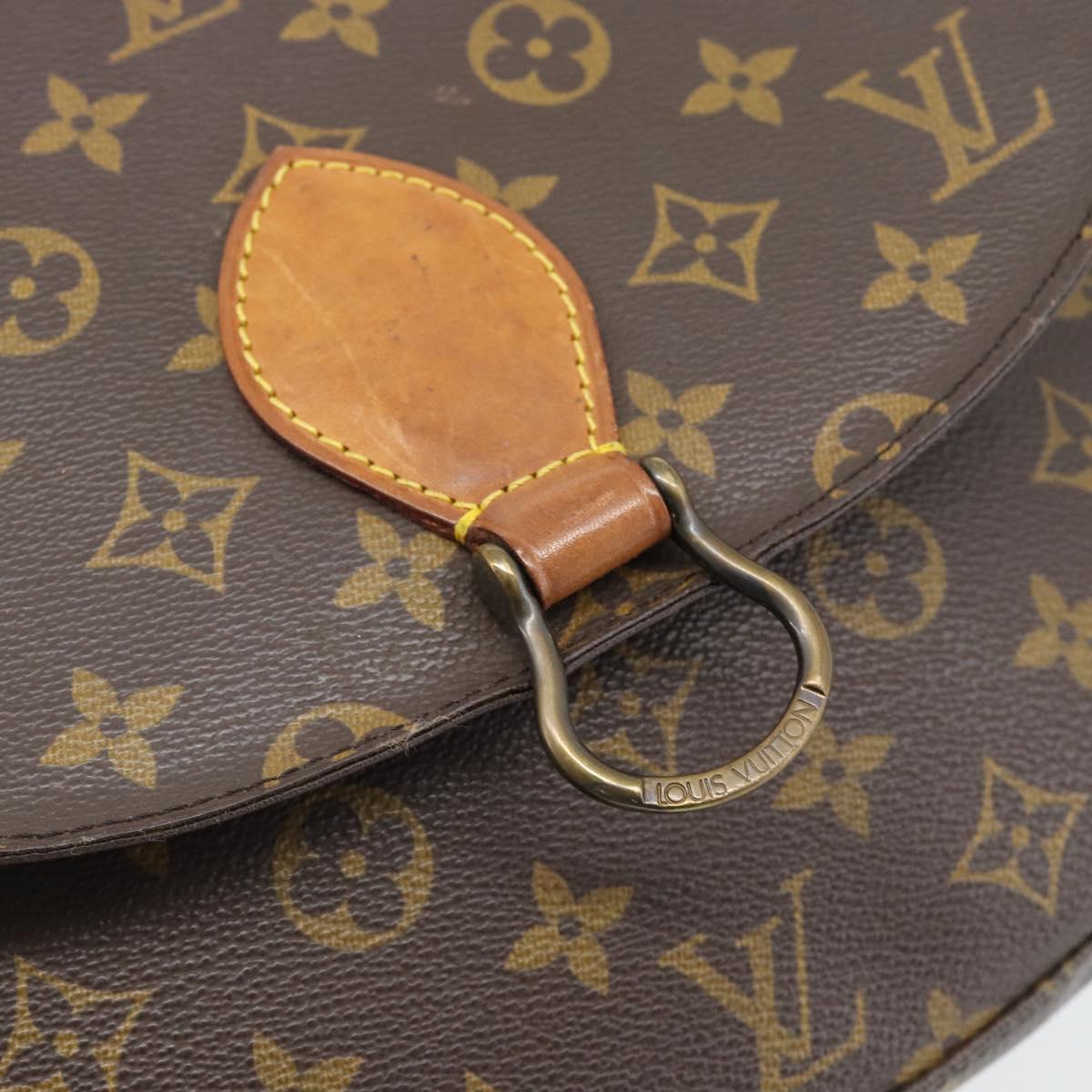 LOUIS VUITTON Monogram Saint Cloud GM Shoulder Bag M51242 LV Auth 194637