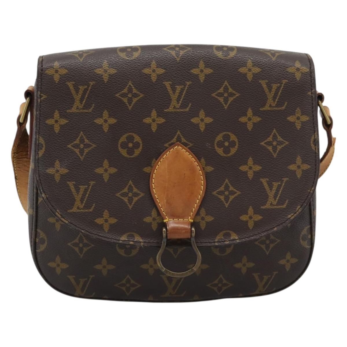LOUIS VUITTON Monogram Saint Cloud GM Shoulder Bag M51242 LV Auth 194637