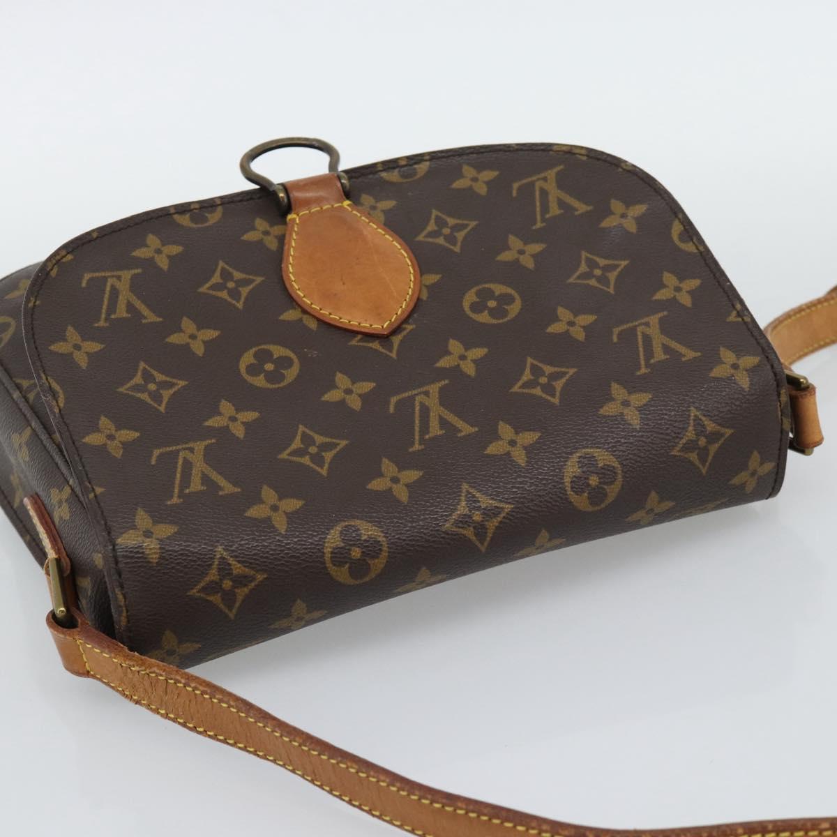 LOUIS VUITTON Monogram Saint Cloud GM Shoulder Bag M51242 LV Auth 194637
