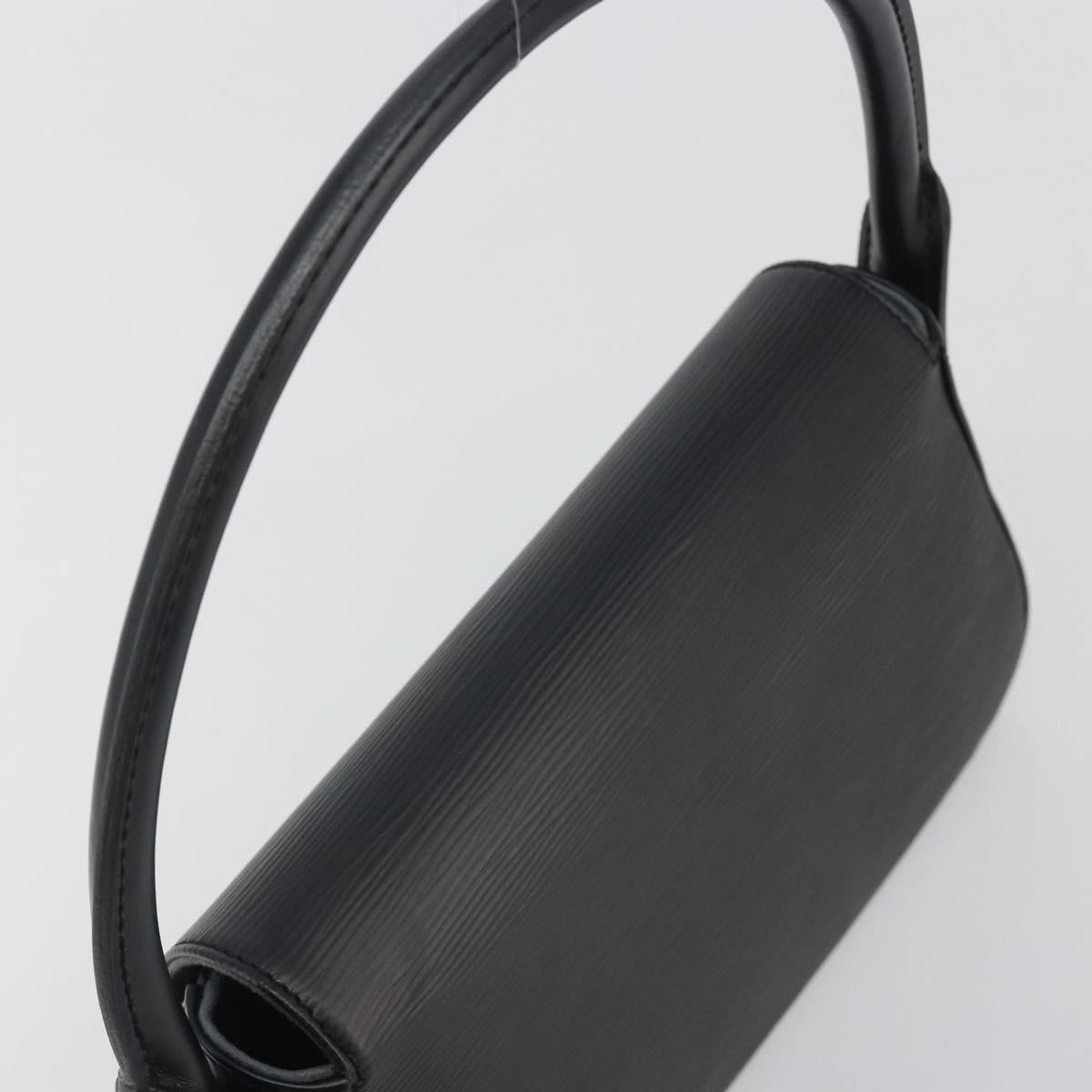 LOUIS VUITTON Epi Mini Looping Shoulder Bag SPO Black LV Auth 194642SM
