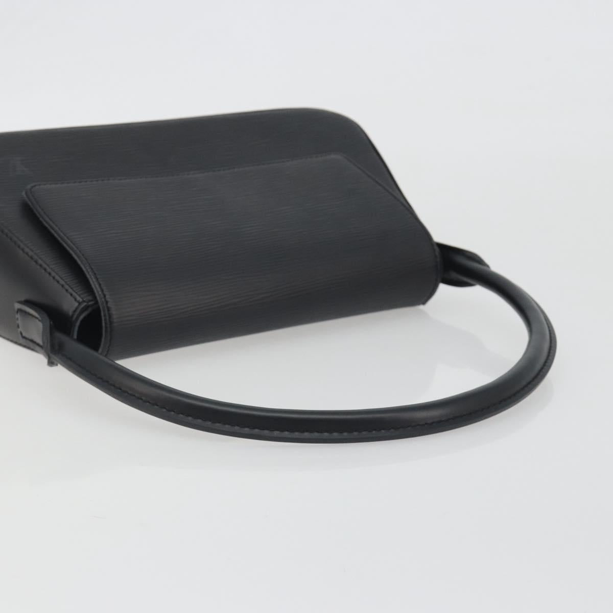 LOUIS VUITTON Epi Mini Looping Shoulder Bag SPO Black LV Auth 194642SM