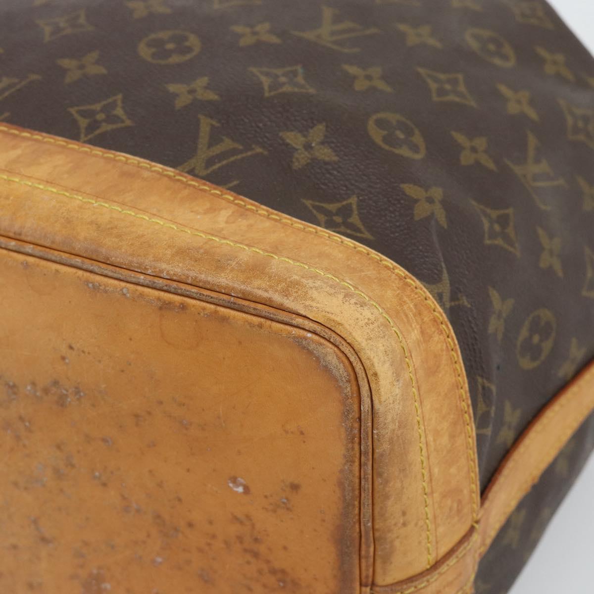 LOUIS VUITTON Monogram Noe Shoulder Bag M42224 LV Auth 194654