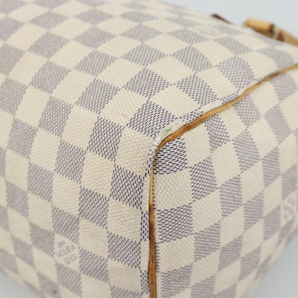 LOUIS VUITTON Damier Azur Speedy 25 Hand Bag N41534 LV Auth 194664