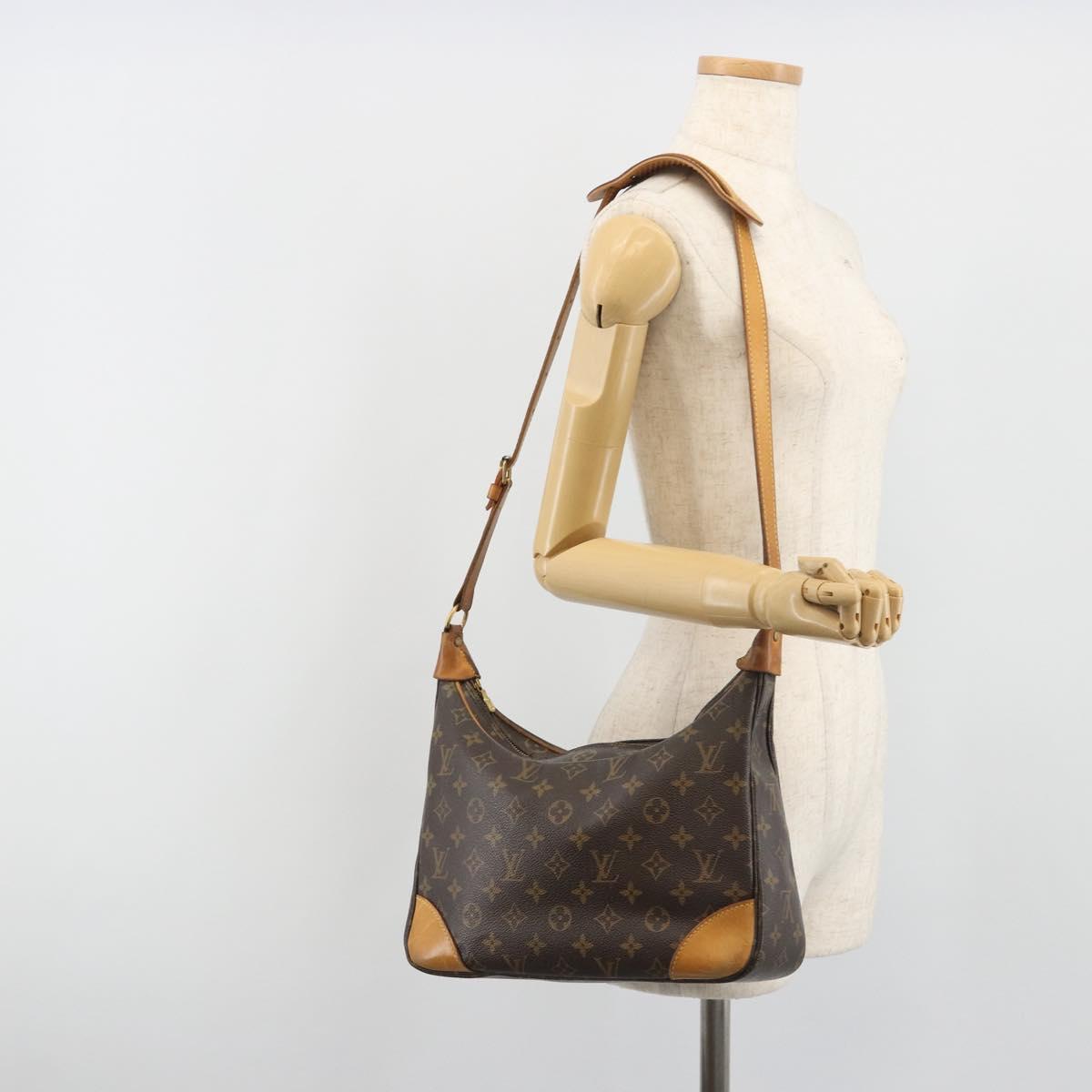 LOUIS VUITTON Monogram Boulogne 30 Shoulder Bag M51265 LV Auth 194665
