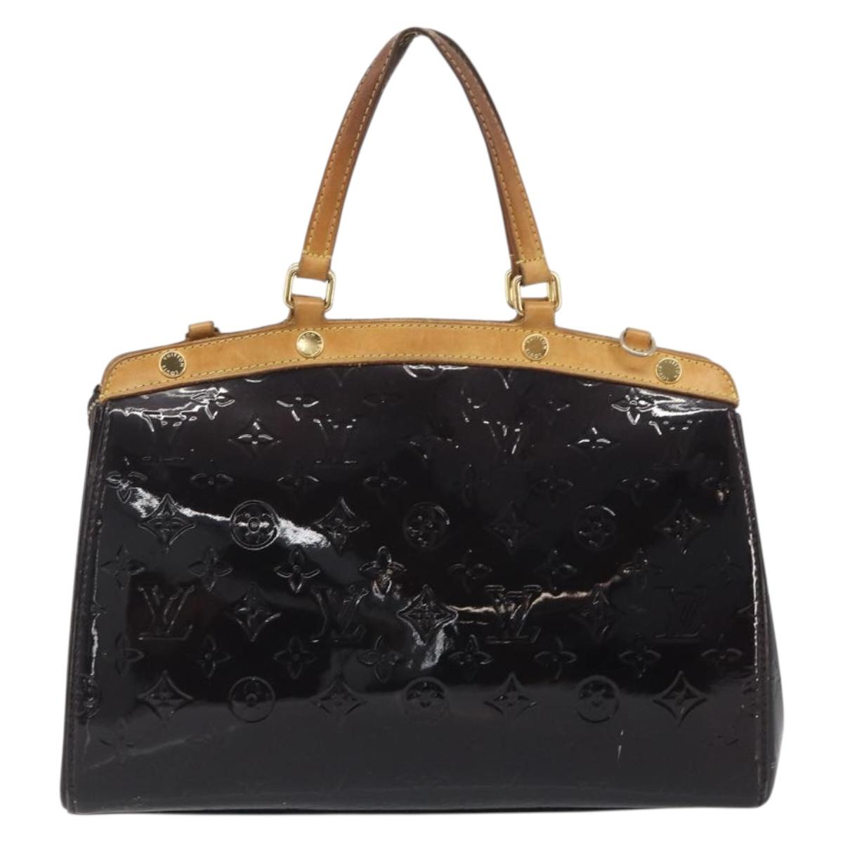 LOUIS VUITTON Monogram Vernis Blair MM Bag 2way Amarante M91619 LV Auth 194675