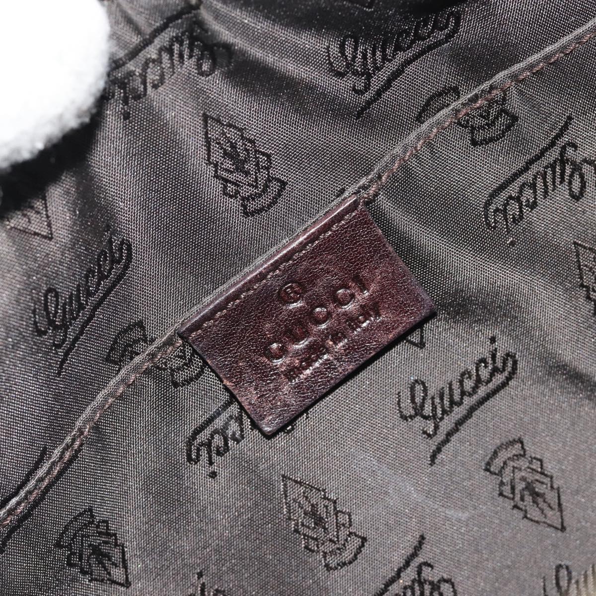 GUCCI GG Crystal Duchessa Boston Bag Coated Canvas Beige Gold 181485 Auth 194676