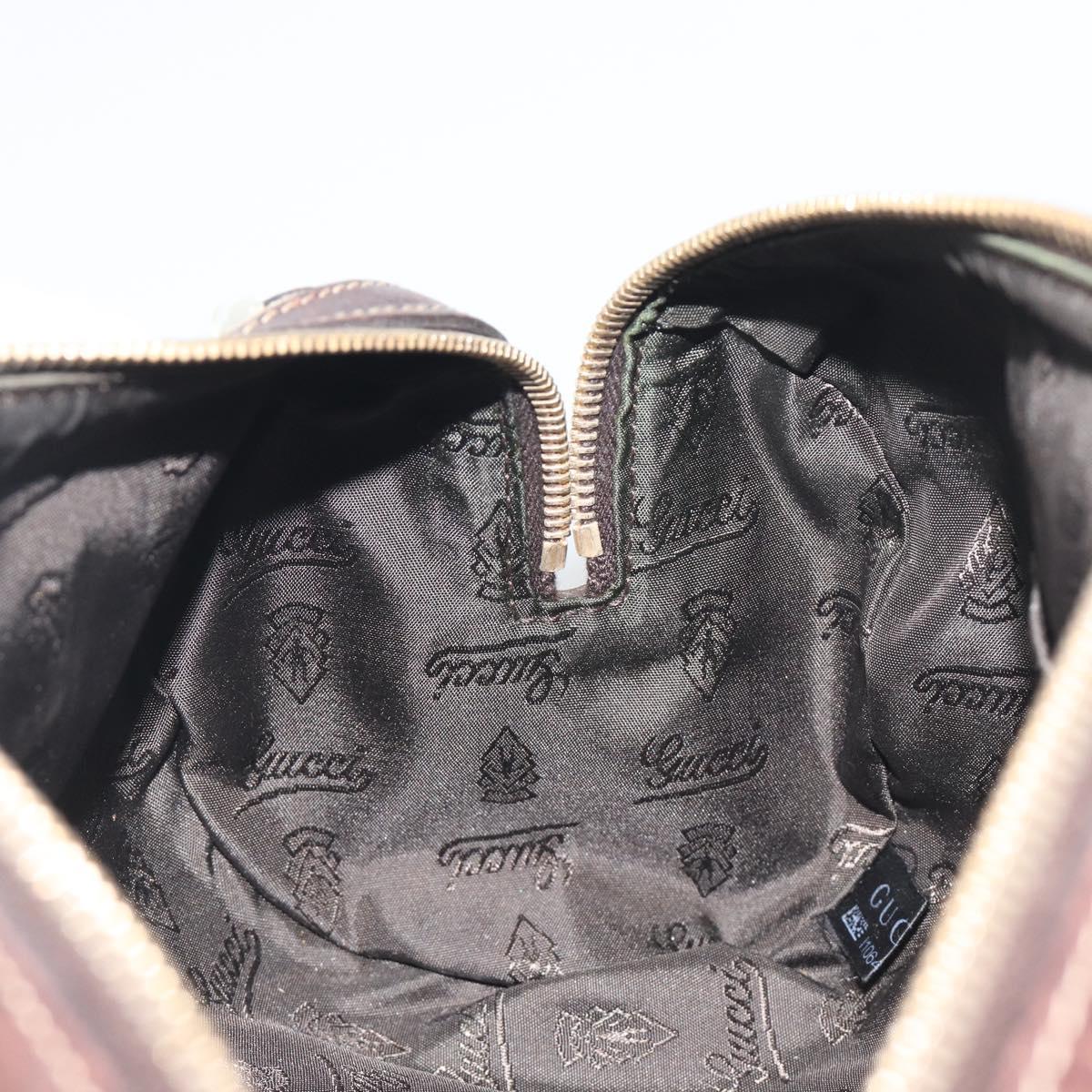 GUCCI GG Crystal Duchessa Boston Bag Coated Canvas Beige Gold 181485 Auth 194676