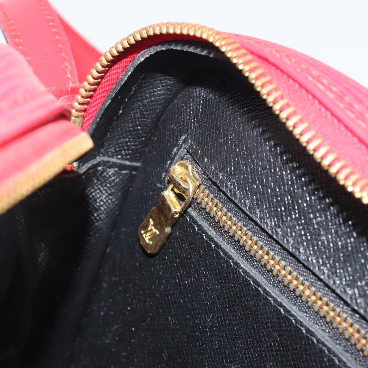 LOUIS VUITTON Epi Jeune Fille MM Shoulder Bag Red M52157 LV Auth 194678A