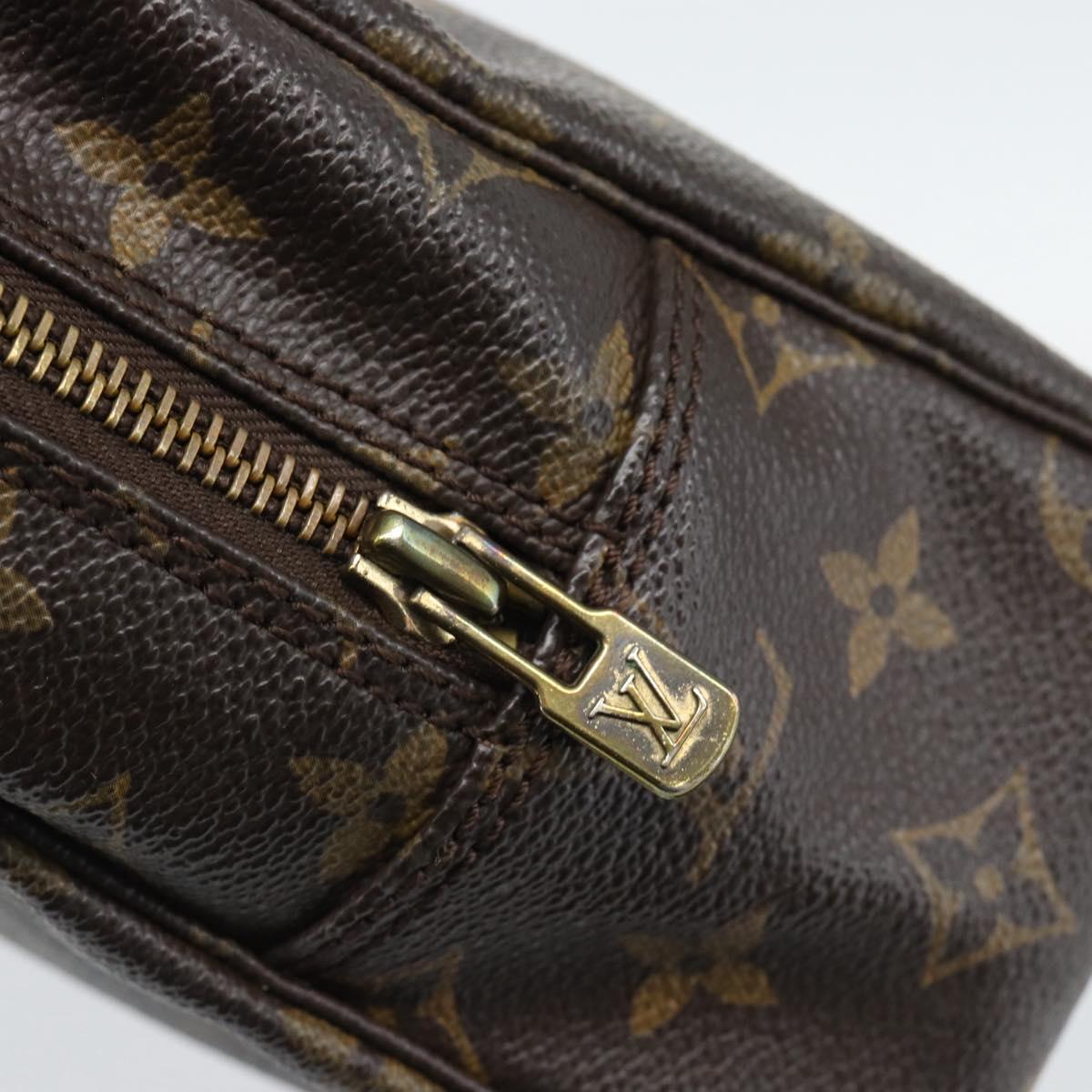 LOUIS VUITTON Monogram Trousse Toilette 28 Clutch Bag M47522 LV Auth 194681