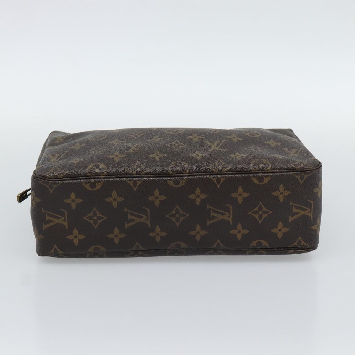 LOUIS VUITTON Monogram Trousse Toilette 28 Clutch Bag M47522 LV Auth 194681