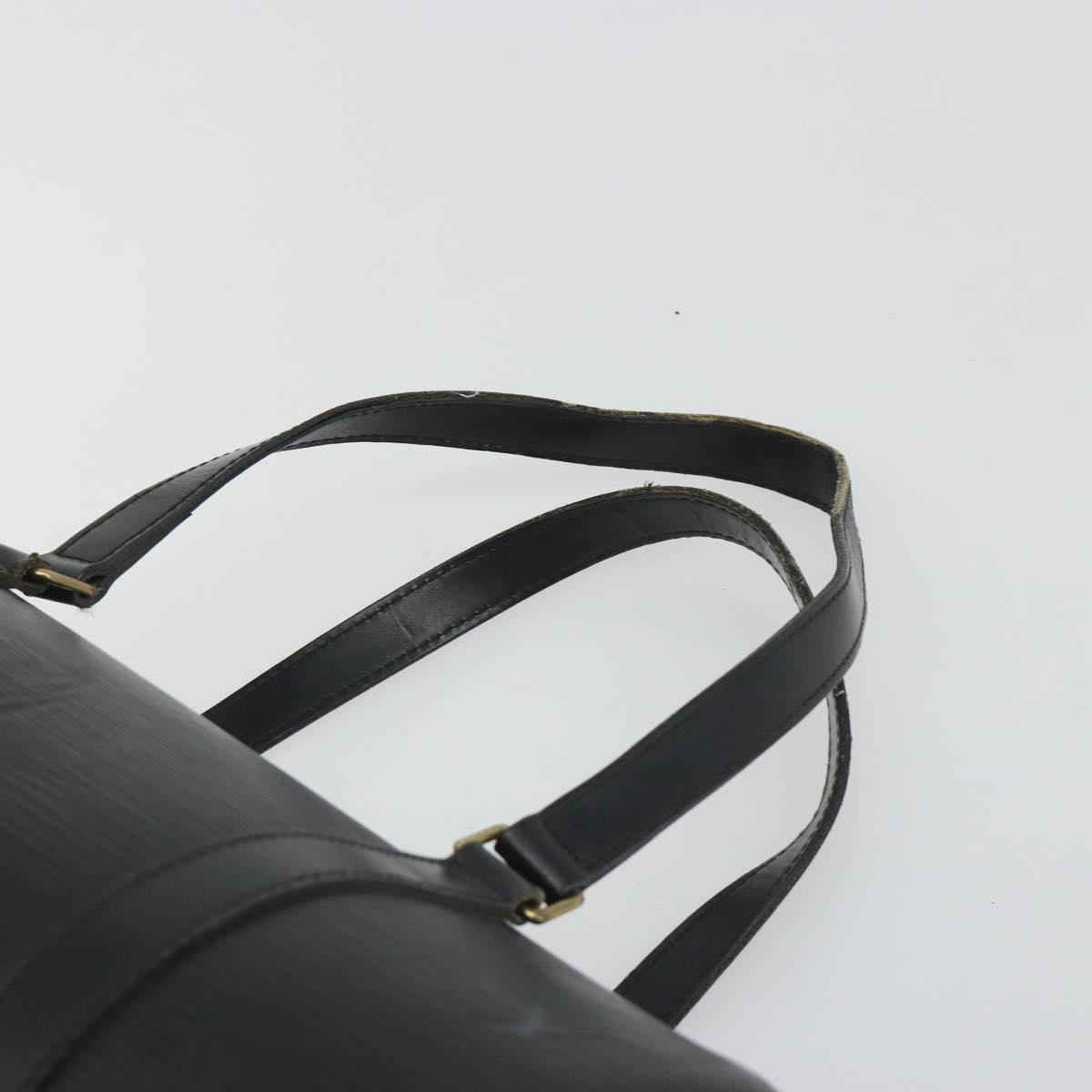 LOUIS VUITTON Epi Soufflot Hand Bag Black M52222 LV Auth 194686