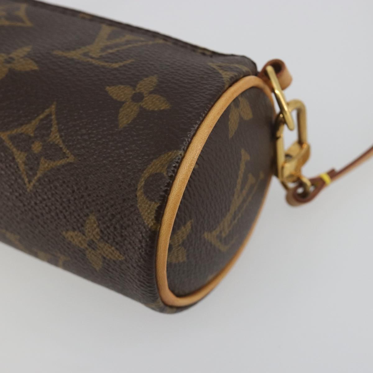 LOUIS VUITTON Monogram Papillon Pouch LV Auth 194693V