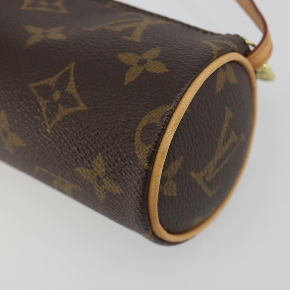 LOUIS VUITTON Monogram Papillon Pouch LV Auth 194693V