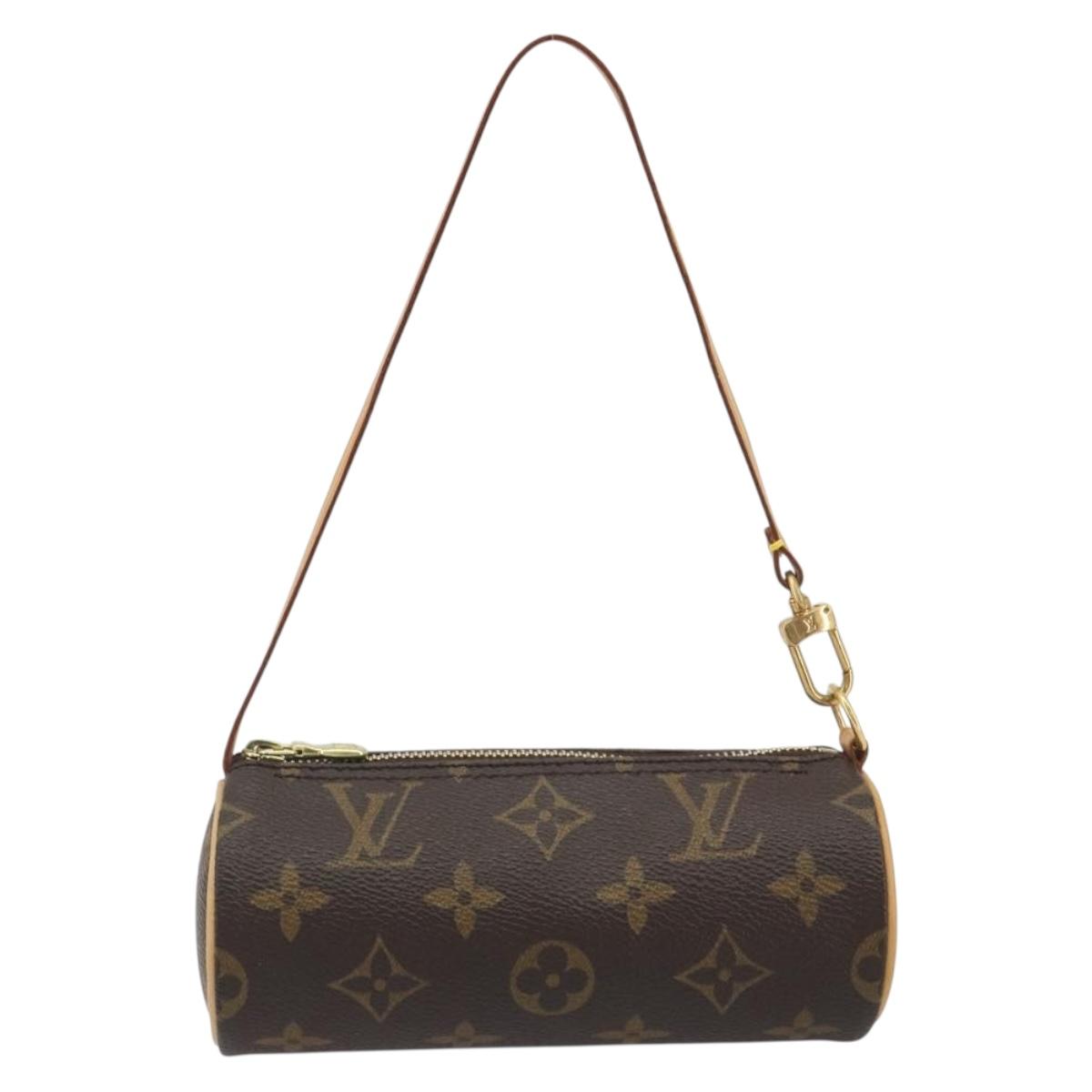 LOUIS VUITTON Monogram Papillon Pouch LV Auth 194693V