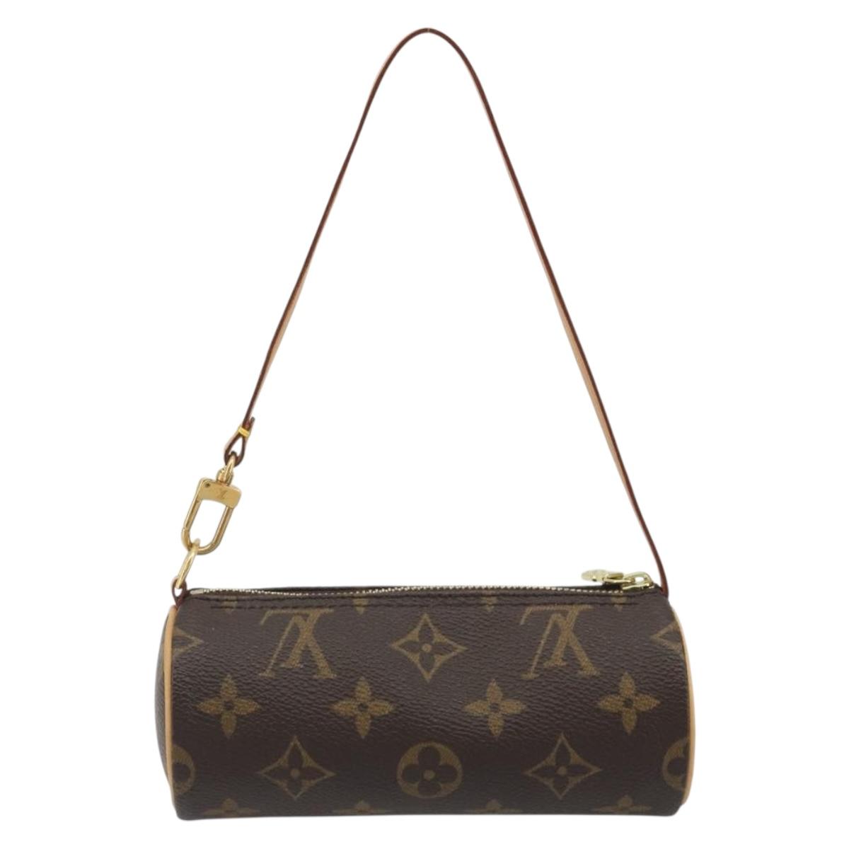 LOUIS VUITTON Monogram Papillon Pouch LV Auth 194693V